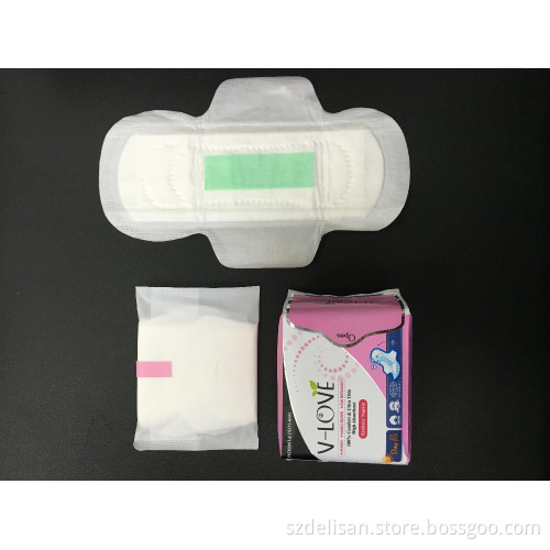Disposable Cotton Sanitary Napkins 290mm for Night Use